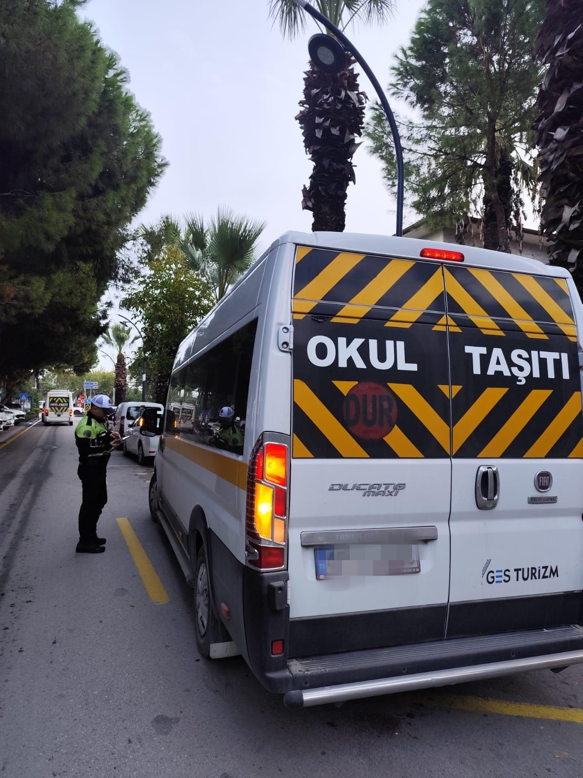 Manisa'da servis denetimi: 1 araç trafikten men edildi