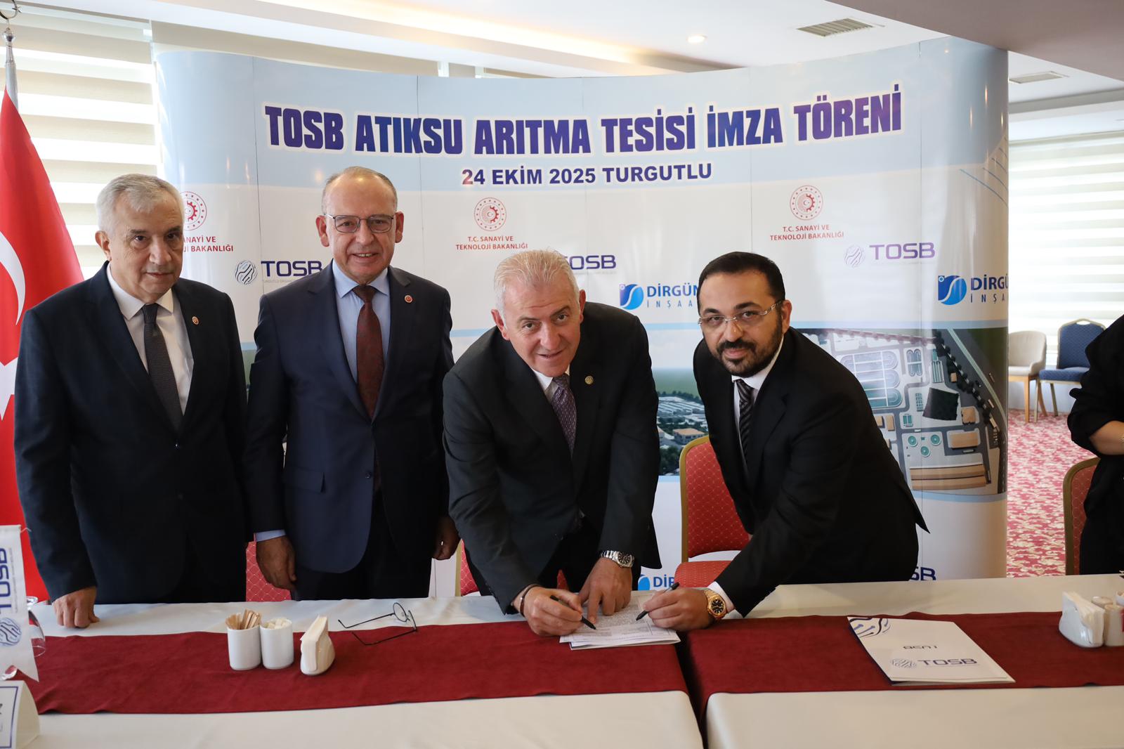 Turgutlu OSB’de Yıllardır Beklenen Arıtma Tesisi İçin İmzalar Atıldı