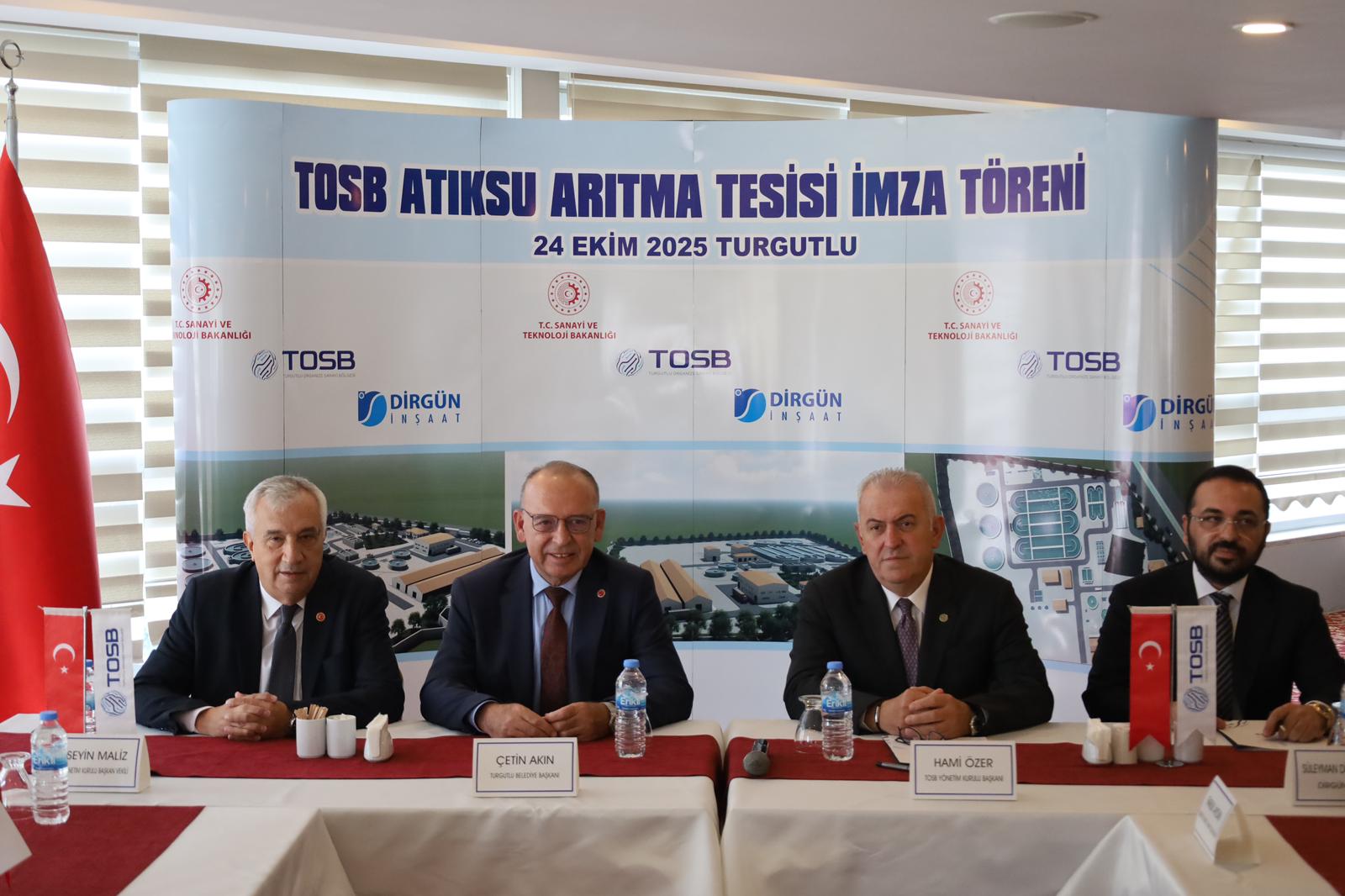 Turgutlu OSB’de Yıllardır Beklenen Arıtma Tesisi İçin İmzalar Atıldı