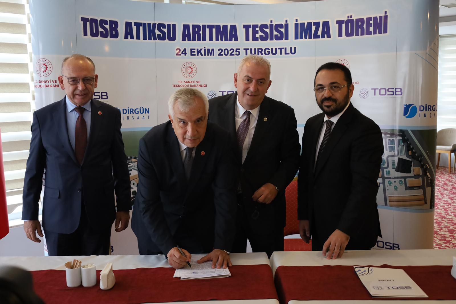 Turgutlu OSB’de Yıllardır Beklenen Arıtma Tesisi İçin İmzalar Atıldı