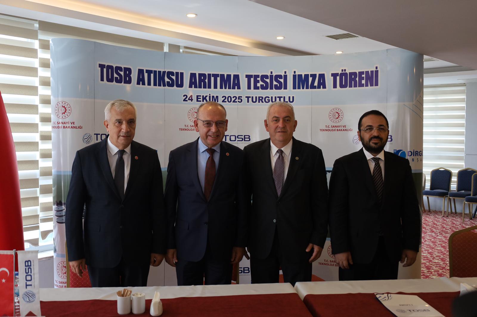 Turgutlu OSB’de Yıllardır Beklenen Arıtma Tesisi İçin İmzalar Atıldı