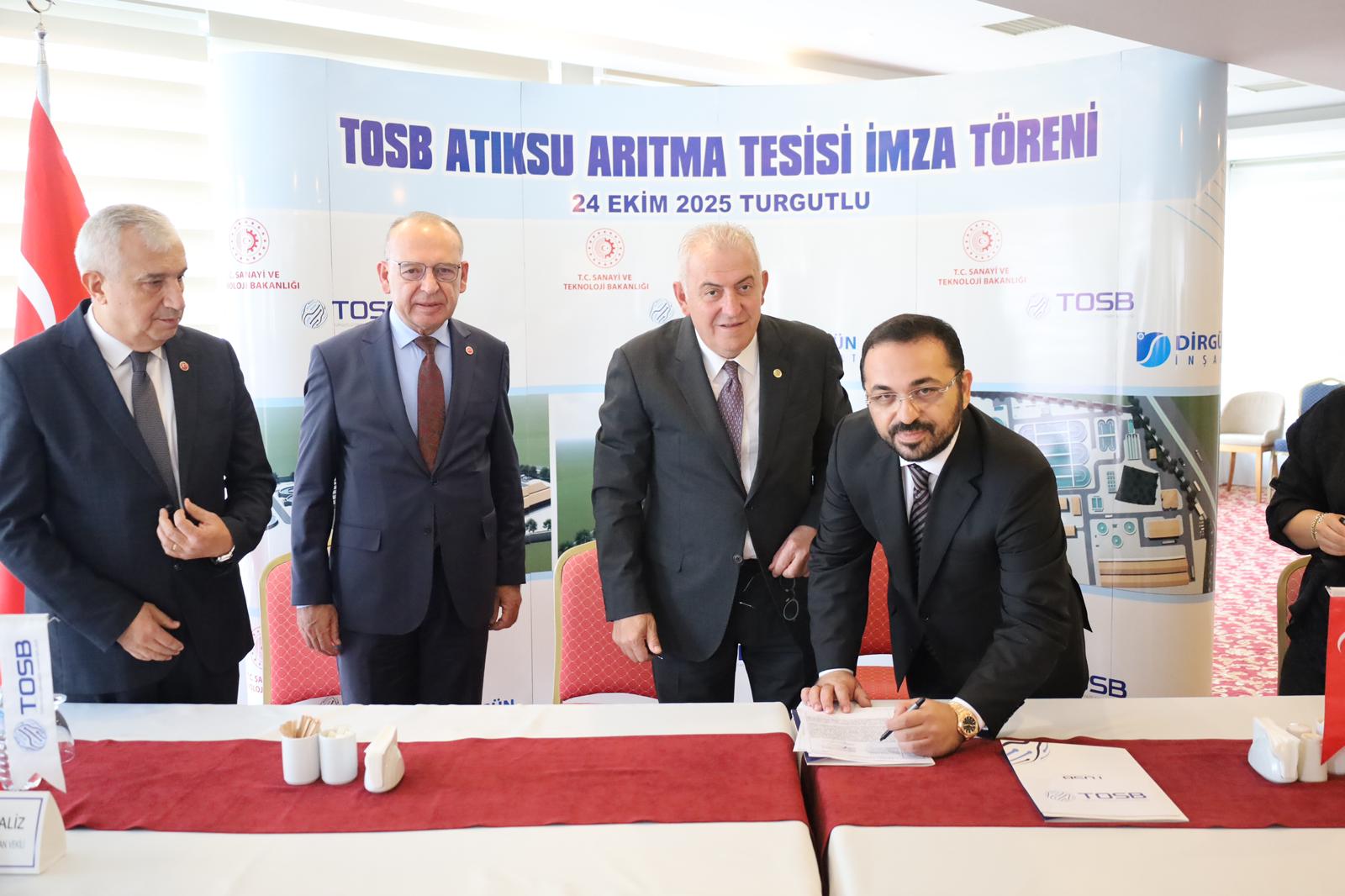 Turgutlu OSB’de Yıllardır Beklenen Arıtma Tesisi İçin İmzalar Atıldı