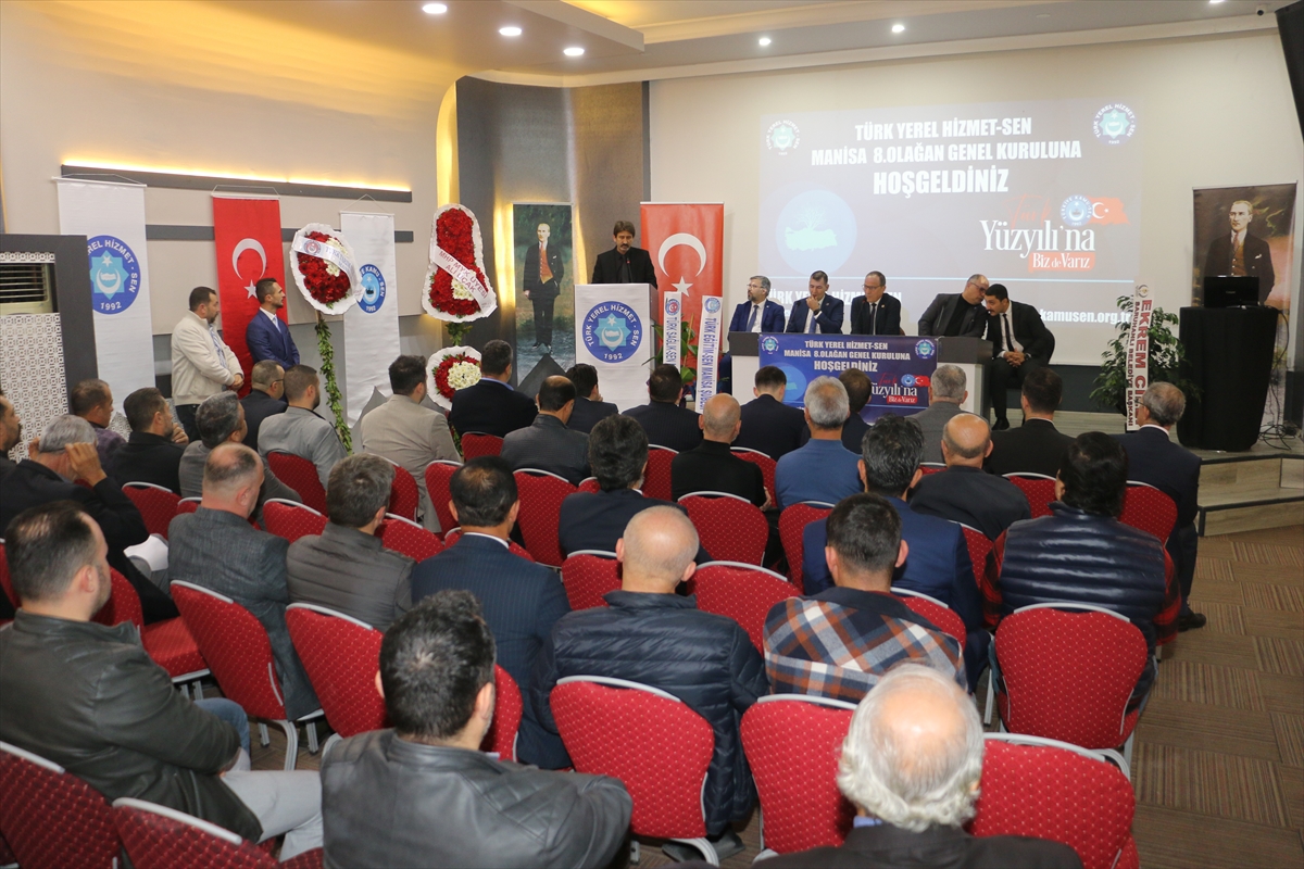 Türk Yerel Hizmet-Sen Manisa Şubesi 8.olağan genel kurulu yapıldı