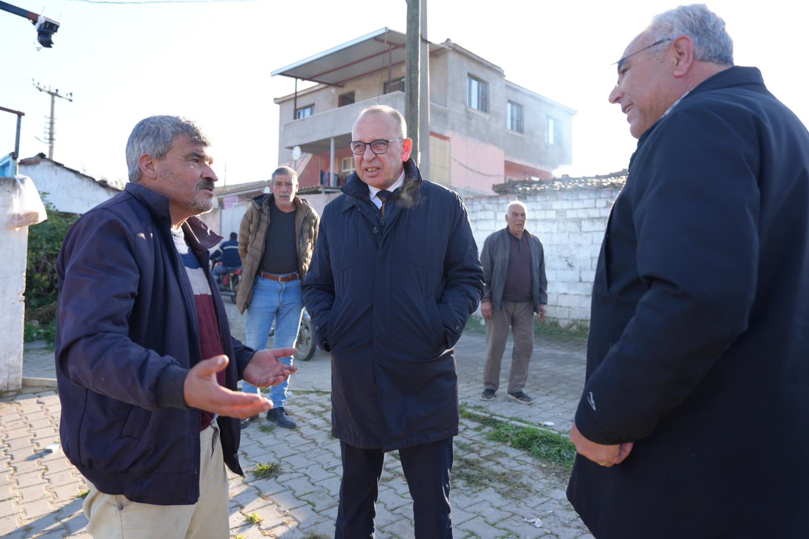 Evi Yanan Vatandaşa Başkan Akın’dan Destek