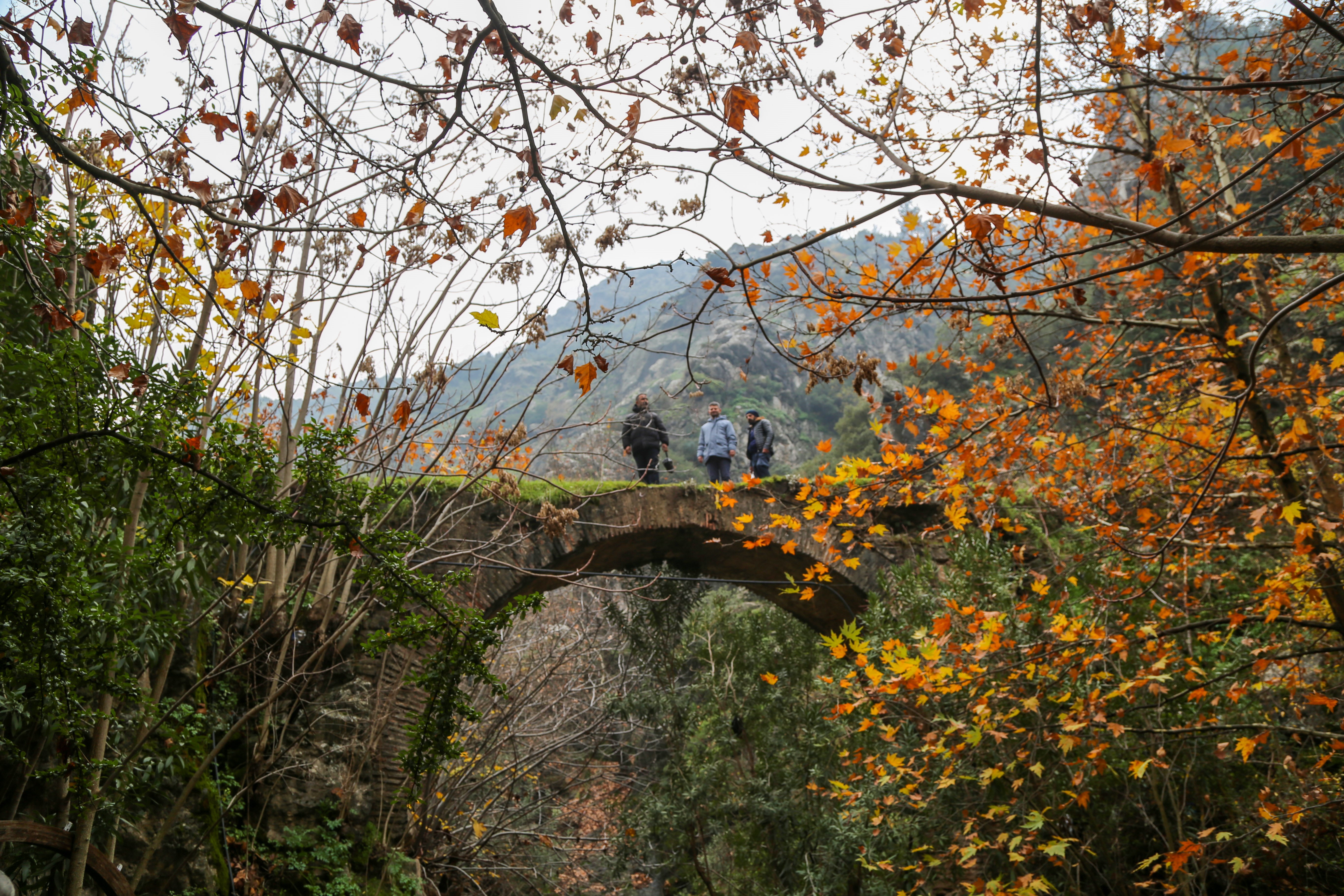 Çaybaşı Deresi Aralık Ayında Kartpostallık Görüntüler Sunuyor