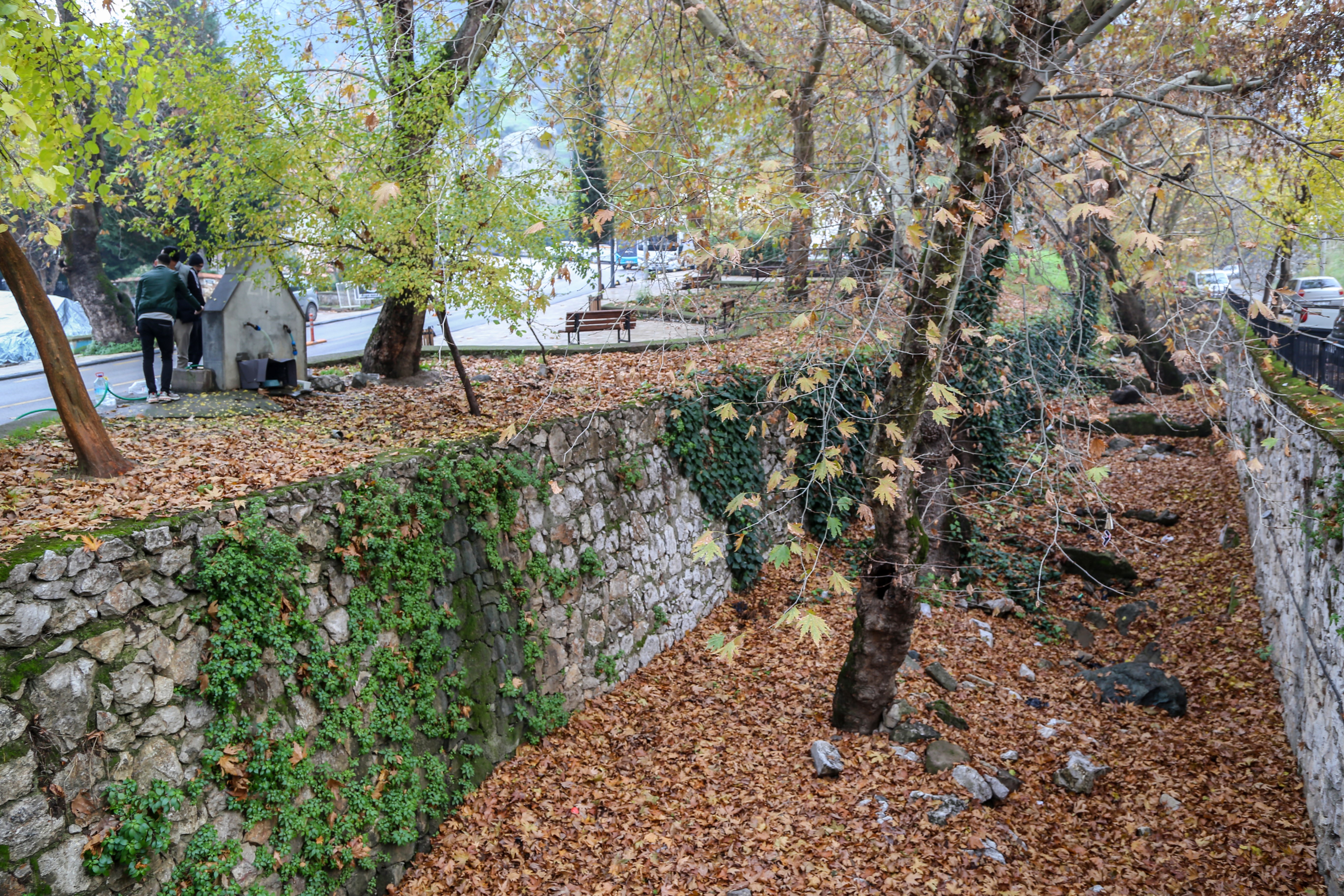 Çaybaşı Deresi Aralık Ayında Kartpostallık Görüntüler Sunuyor