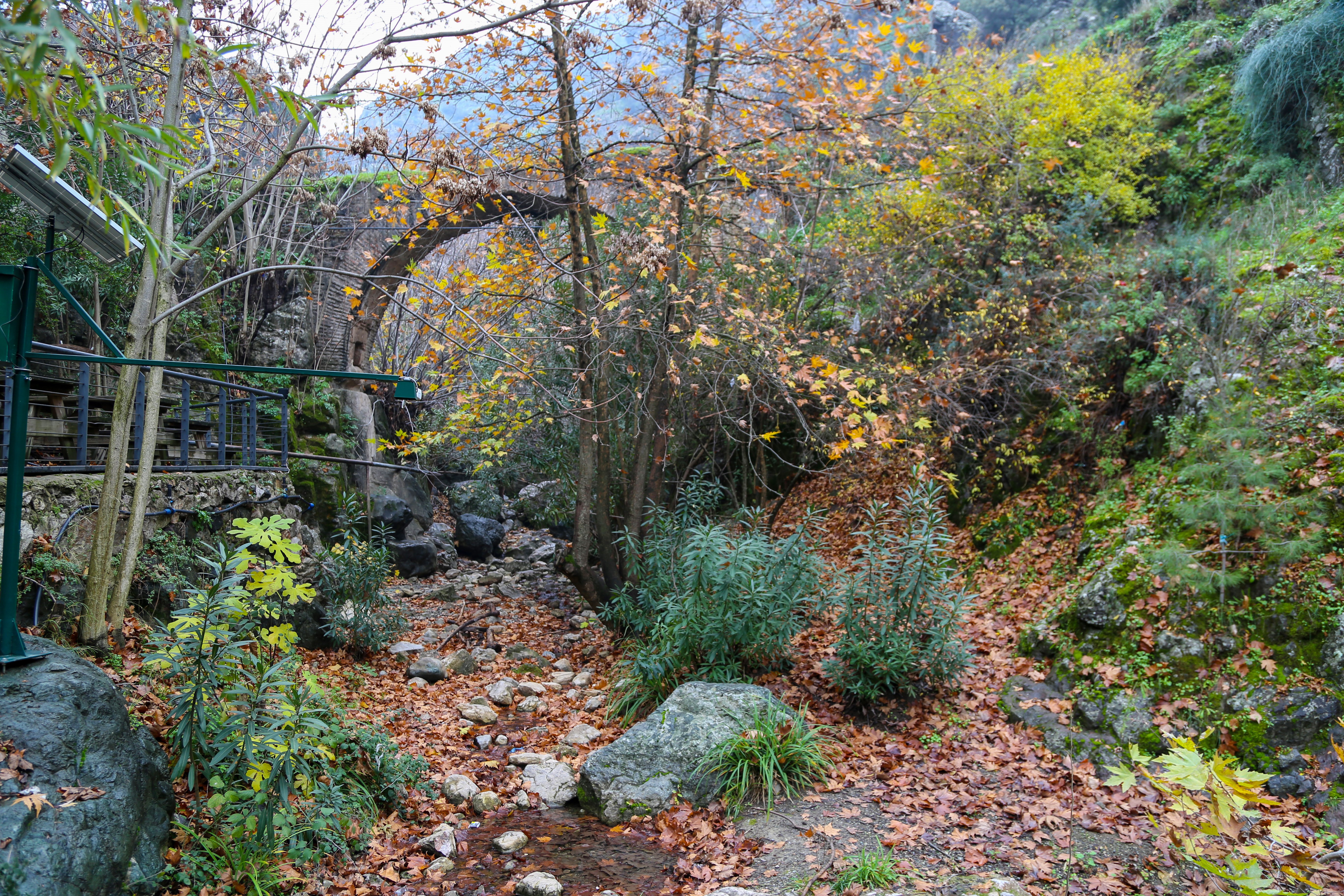 Çaybaşı Deresi Aralık Ayında Kartpostallık Görüntüler Sunuyor