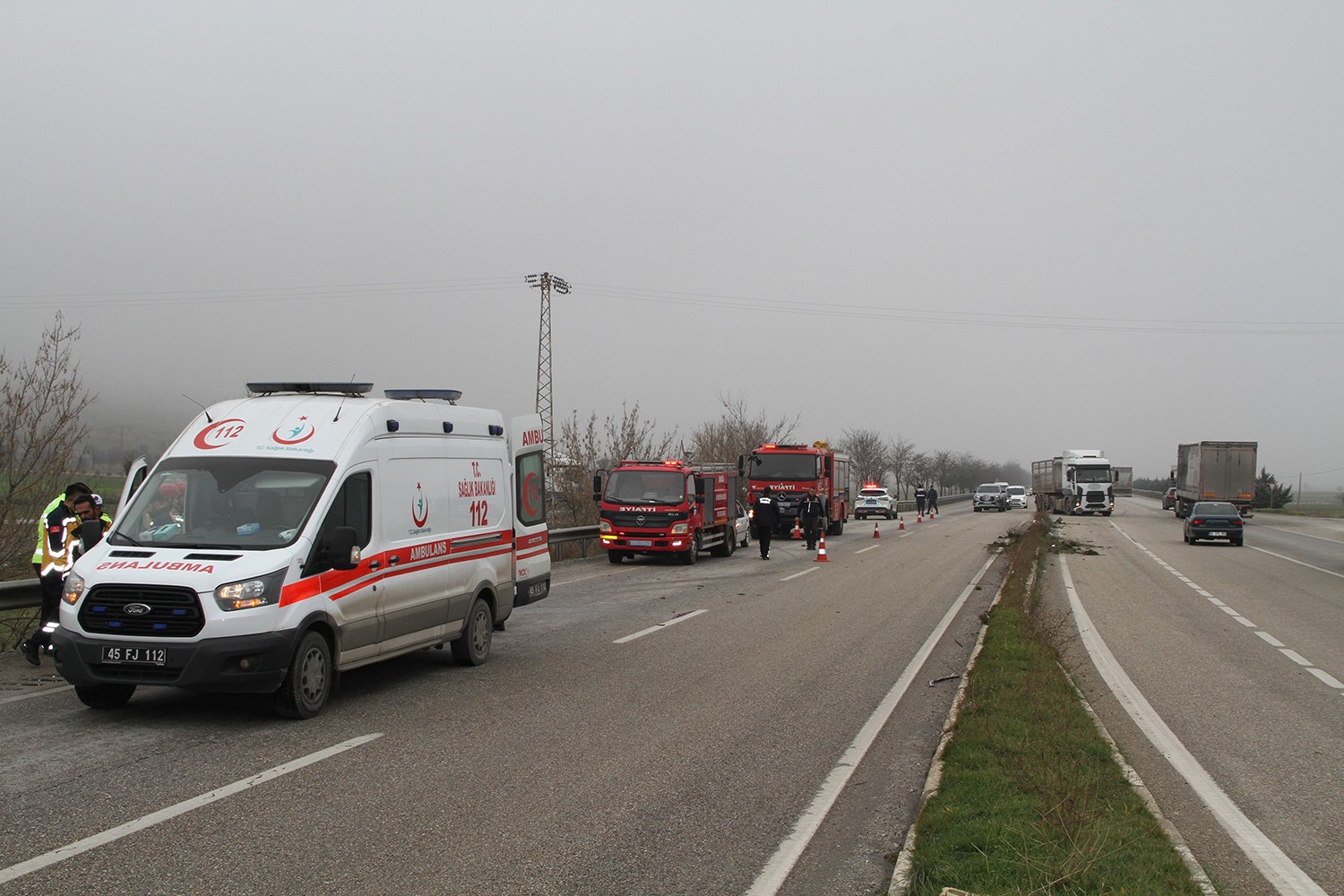 İzmir–Ankara Yolunda Feci Kaza: 1 Kişi Hayatını Kaybetti