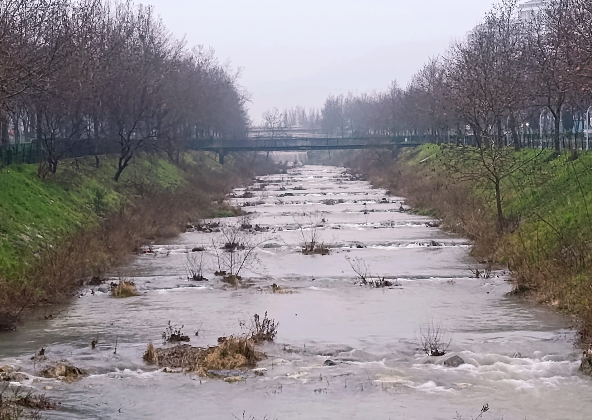 Sağanak yağışlar Irlamaz Çayı'na can suyu oldu!