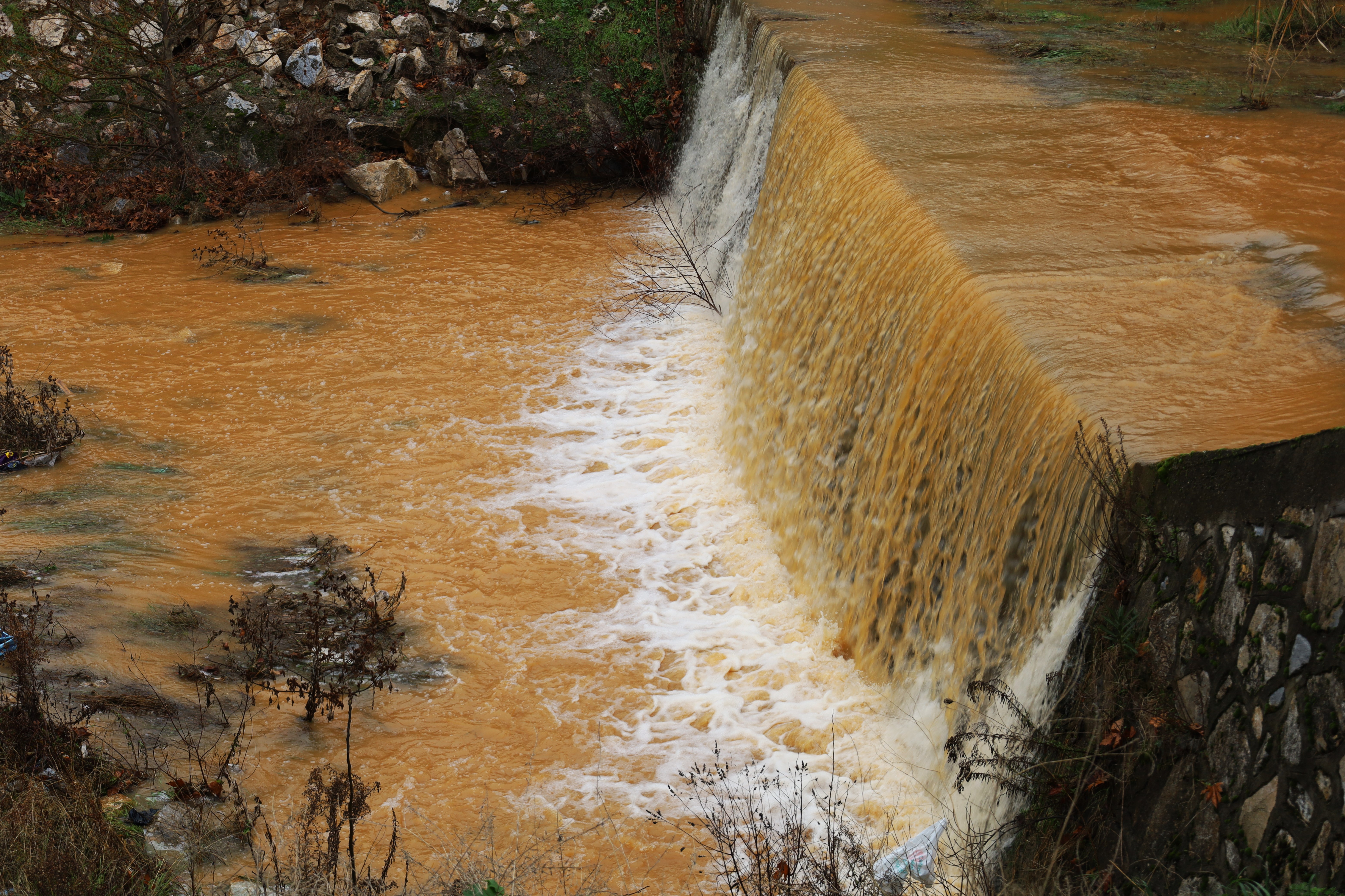 Kuruyan Irlamaz Çayı Yağışlarla Yeniden Canlandı