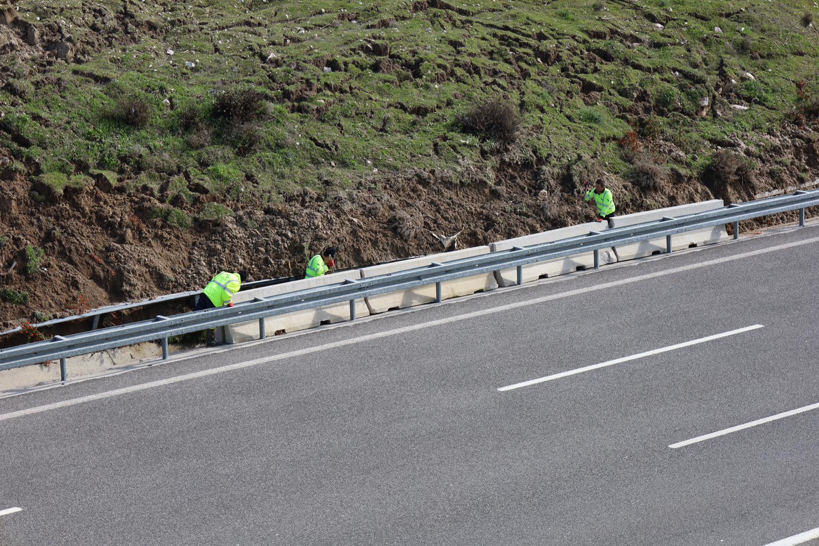 Heyelan bölgesinde hafriyat çalışmaları başladı