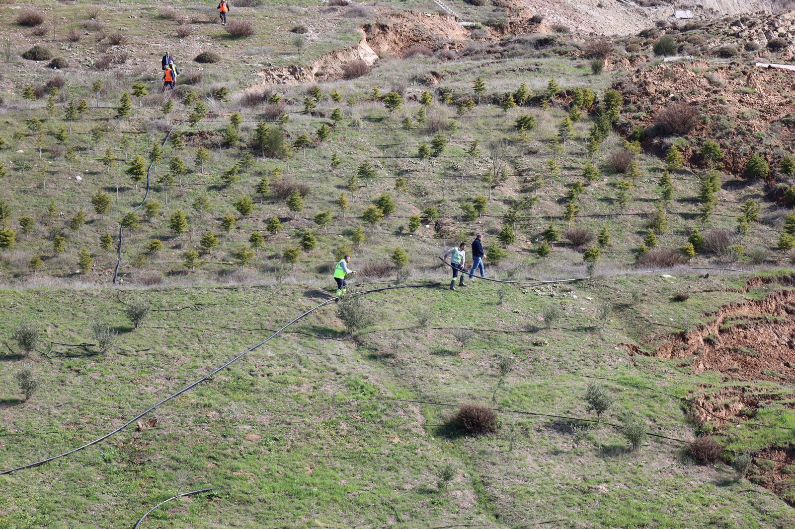 Heyelan bölgesinde hafriyat çalışmaları başladı