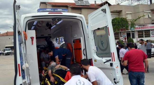 Ciple motosiklet çarpıştı: 2 yaralı
