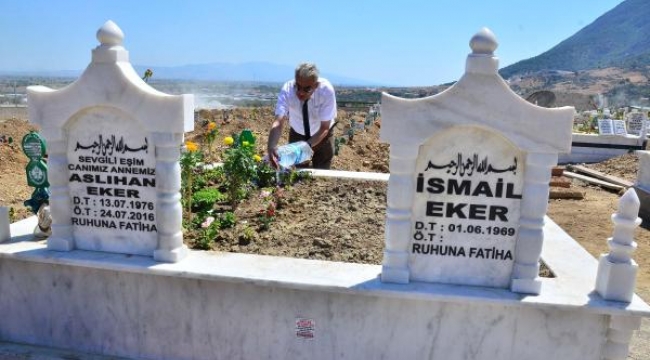 Ölmeden mezarını yaptırdı