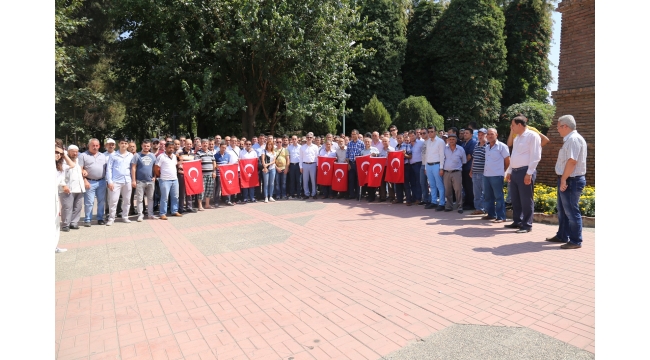 Turgutlu Demokrasi ve Şehitler Mitingi’nde tek yürek oldu