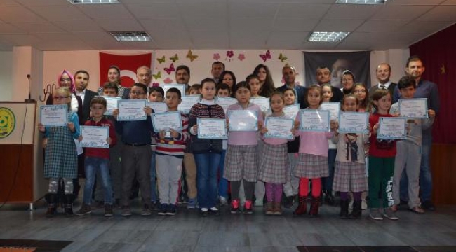 Bilim Sanat Merkezi'nde 25 öğrenci belgelerini aldı