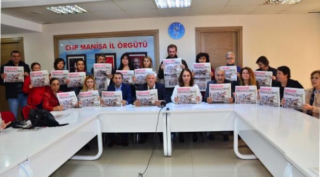 CHP Manisa'dan 'Cumhuriyet'e operasyona tepki