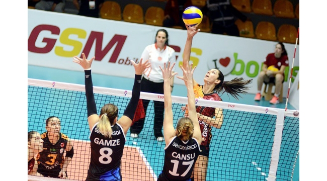 Seramiksan Galatasaray'a da boyun eğdi: 3-0