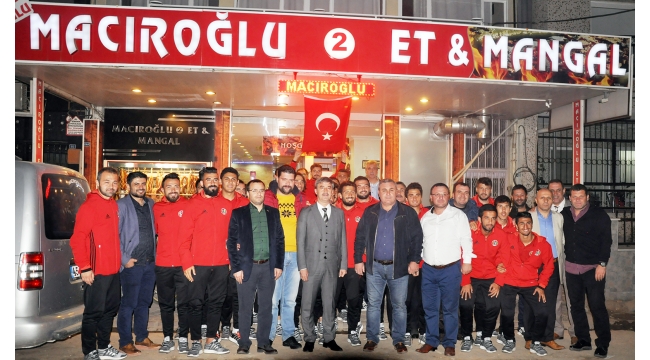 Köktopçu Turgutluspor’u yemekte ağırladı