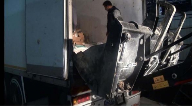 PKK'ya gittiği öne sürülen 10 ton gıda malzemesi ele geçirildi