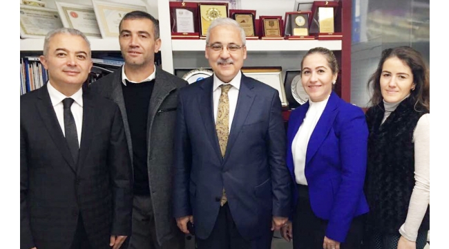 Vali Güvençer’den Mimar İçen Kasap’a ziyaret