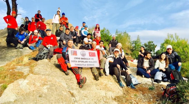 ZİRVE DAĞCILIK KULÜBÜ TURGUTLU ŞUBESİ FOÇA KOZBEYLİ (ÇİLEK VADİSİ) PARKURUNDAYDI