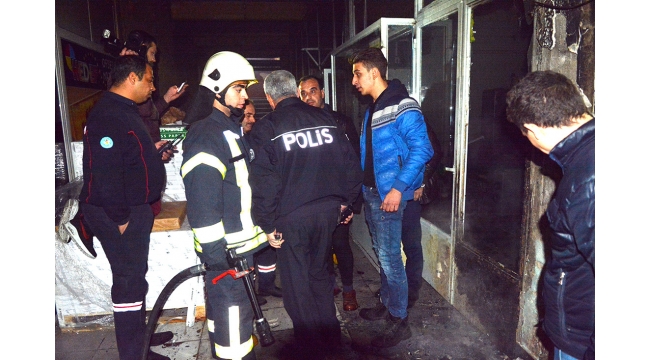Belediye Pasajında yangın