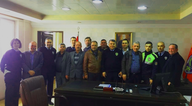 Esnaf oda başkanlarından polise destek