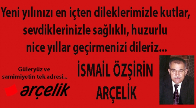 İsmail Özşirin Arçelik'ten yeni yıl kutlaması