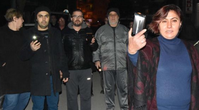 Mahalle sakinlerinden el fenerli eylem