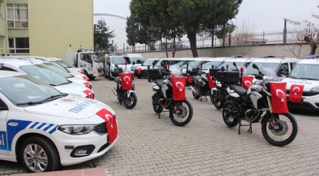 Manisa emniyetine 41 yeni araç