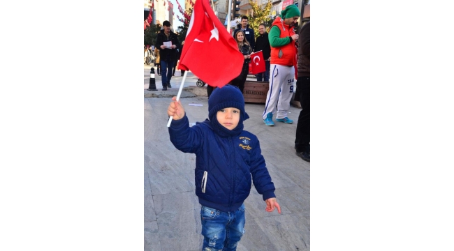 Manisalılar teröre karşı ayakta