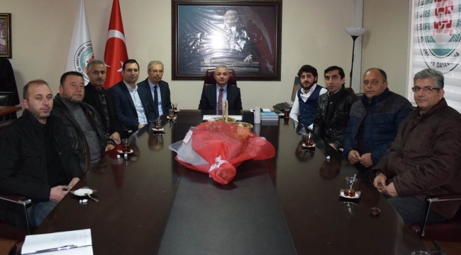 Turgutlu Bakkallar Odasından Kaymakam Turan’a ziyaret