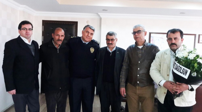 Türkiye Harp Malülü, Gaziler, Şehit, Dul ve Yetimleri Derneği'nden emniyete  geçmiş olsun ziyareti