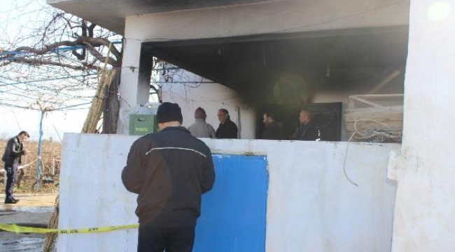 Bağ evinde çıkan yangında öldü
