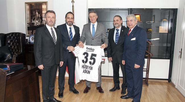 EGE BEŞİKTAŞLI İŞ ADAMLARI DERNEĞİ İZMİR EMNİYET MÜDÜRÜ  AŞKIN’I ZİYARET ETTİ