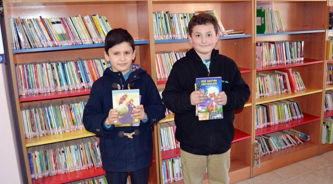 En fazla kitap okuyan öğrenciler ödüllendirildi