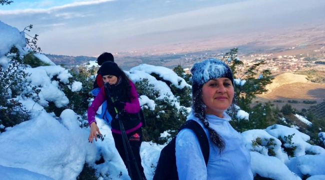 Yükseldikçe artan kar katılımcılara neşe verdi