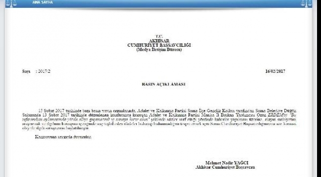 OZAN ERDEM HAKKINDA SORUŞTURMA BAŞLATILDI