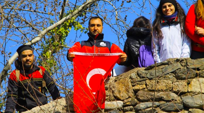 Zirve Dağcıları Ahmetli –Çıplak Değirmen parkurunda