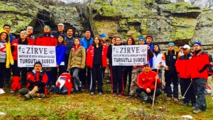 ZİRVE Dağcılık ,1470 metrelik ZİRVE'ye ulaştılar