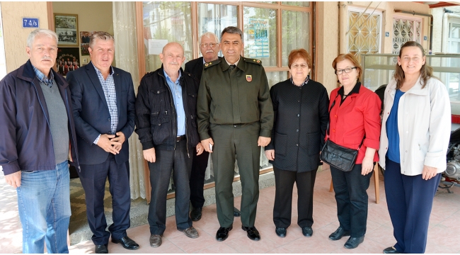 Mak-Göç Derneği Jandarma Komutanı Evren'i ağırladı