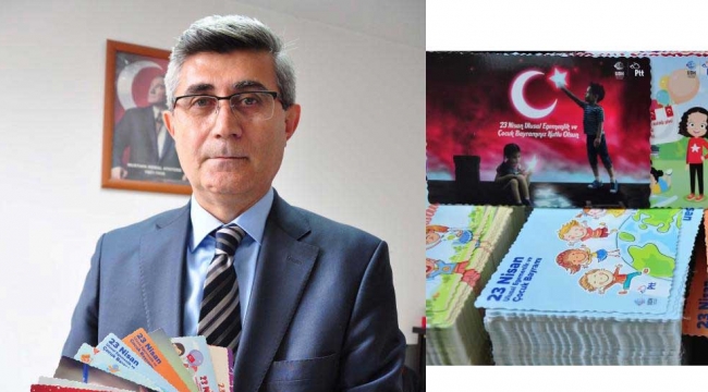 PTT'den çocuklara özel ücretsiz 23 Nisan kartı