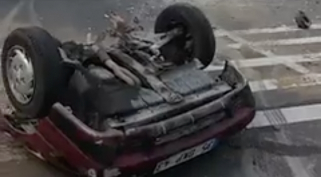 Turgutlu – İzmir Yolunda kaza 1 ölü 3 yaralı