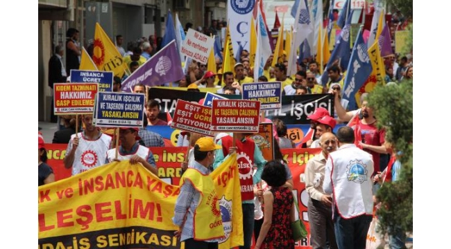 1 Mayıs kutlandı