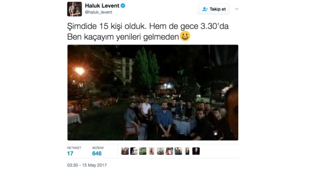 Haluk Levent Turgutlu'da çayları ısmarladı