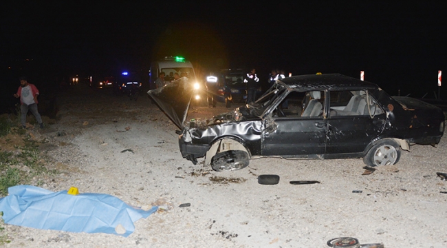 Manisa Turgutlu Yolunda trafik kazası: 1 ölü 2 yaralı