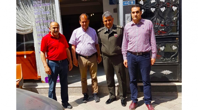 Turgutlu İlçe Jandarma Komutanından iade-i ziyaret