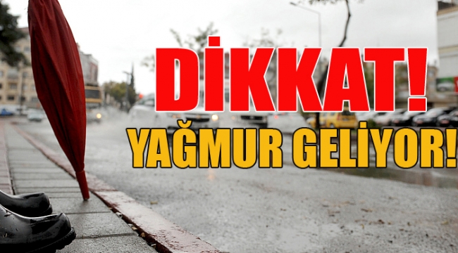 Turgutlu'ya yağmur geliyor