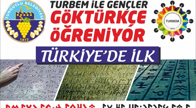 Türkiye'de ilk defa Göktürkçe Kursu Turgutlu'da açılıyor